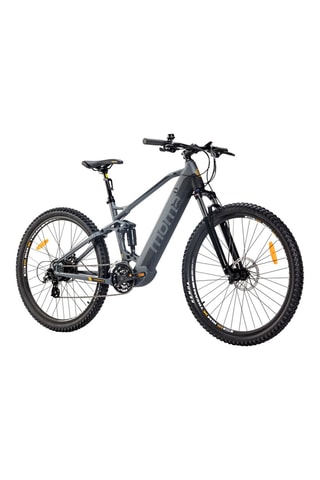 Elektrische Mountainbike EMTB - Grijs en Zwart - 180 - 200 cm - tot 120 km