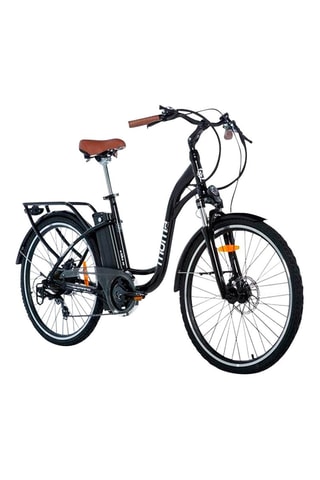 Elektrische Stadsfiets Ebike 26 - Zwart - 155 - 180 cm - tot 80 km