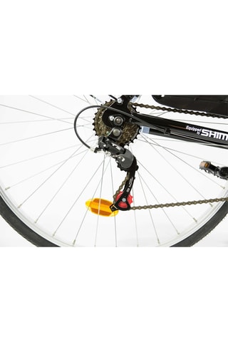 Stadsfiets City - Zwart en Bruin - 170 - 195 cm - 18 Snelheden