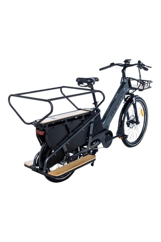 Elektrische Cargobike en Zitje Bobike One Maxi EB-D - Grijs