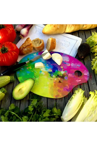 Snijplank van gehard glas Chef d'Œuvre Palette 