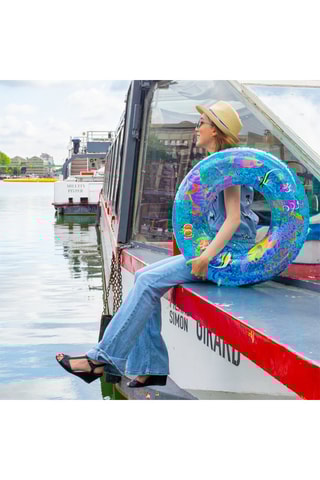 Opblaasband Pool Ring Fluocean- Blauw