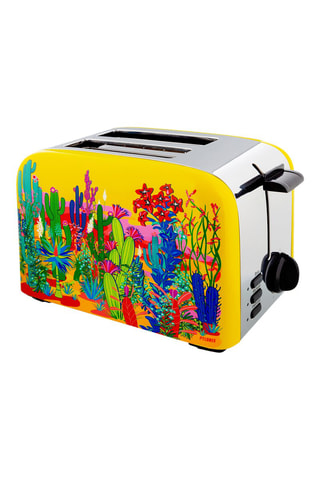 Broodrooster Toast'in 2 Cactus- 2 sleuven- 750 - 850 W - Rood, groen en geel