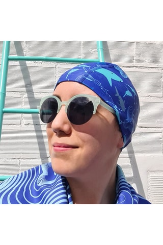 Badmuts Cap Ds Shark- Blauw