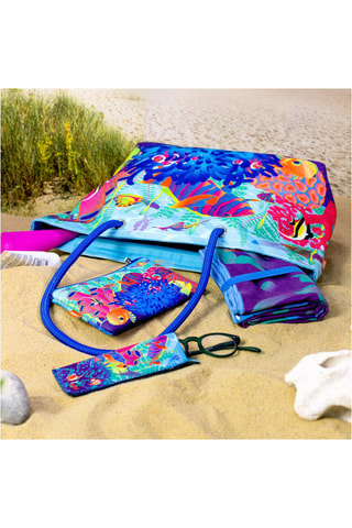 Shopper  My daily bag 2 Fluocean- Blauw en Groen - Blauw en groen