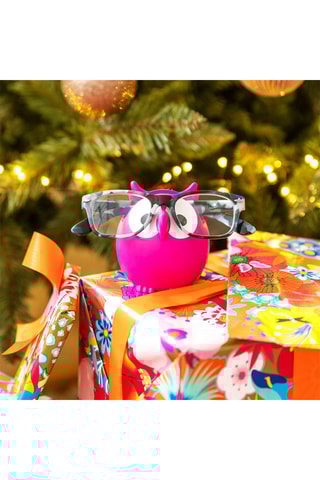 Brillenhouder Owl- Roze