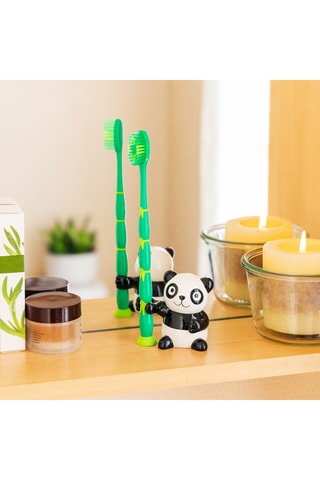 Tandenborstel Pandasmile - 18 x 9,5 cm - Groen