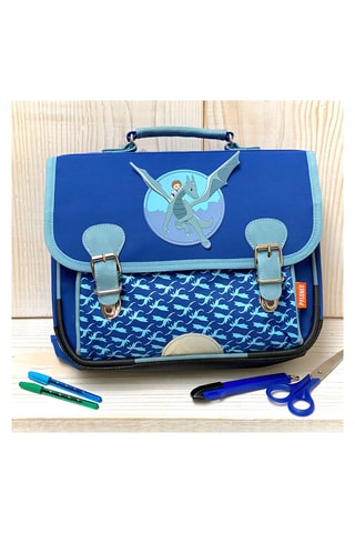 Schooltas Planète école Le voyage fantastique Dragon - Blauw - Blauw