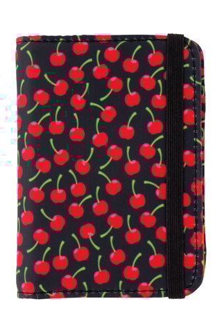 Pasjeshouder Keep My Contact- Zwart en Rood - Zwart en rood