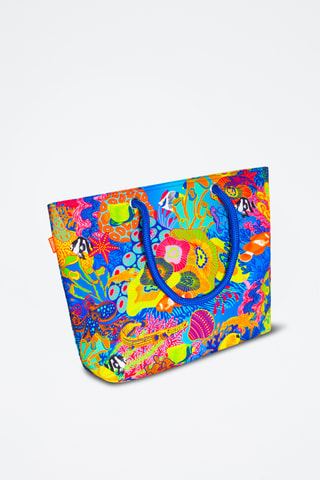 Cabas My Daily Bag 6 - Bleu roi - Multicolore