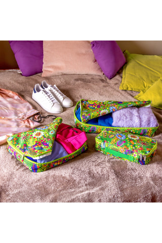 3 clutches - Donkergroen - Groen