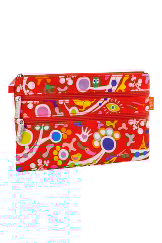 Clutch Zip Pouch - Rood - Rood