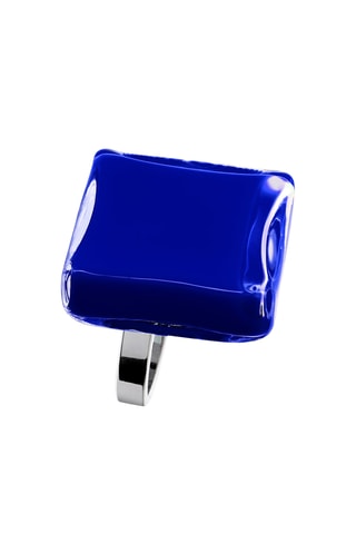 Ring Carré - Koningsblauw
