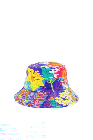 Dubbelzijdig Bobhoedje Bobby - Blauw - Multicolor