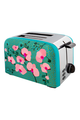 Grille-pain en acier inoxydable Toast'in 3 - 2 fentes  - Bleu