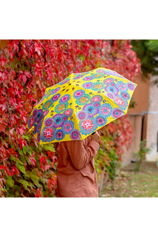 Parapluie pliable Parapli - Jaune - Jaune