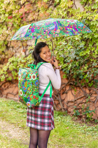 Parapluie pliable Parapli - Vert clair - Vert