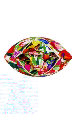 Reiskussen Pilow Pilow - lichtgroen en rood - 39 x 31 x 15 cm - Multicolor