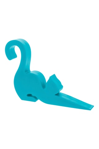 Deurstopper Le Chatporte - 10,2 x 5 x 8,6 cm - Blauw