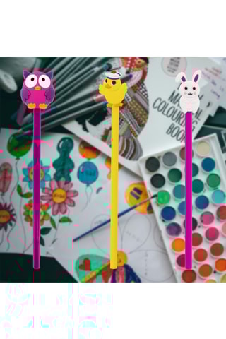 3 houten potloden Ani-Pencil