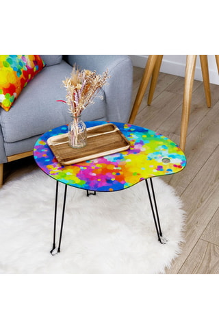 Glazen tafel - 44 x 61 x 47 cm