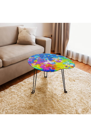 Glazen tafel - 44 x 61 x 47 cm