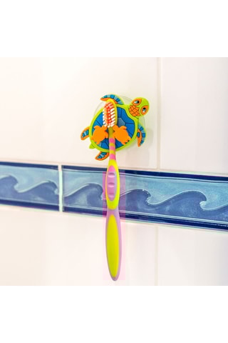 Porte-brosses à dents Ani-toothi - 5 x 6 x 3,6 cm - Bleu marine