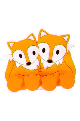 Porte-brosses à dents Ani-toothi - 10 x 9 x 4 cm - Orange