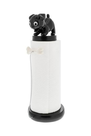 Keukenrolhouder Clean'up - 34 x 12 cm - Zwart