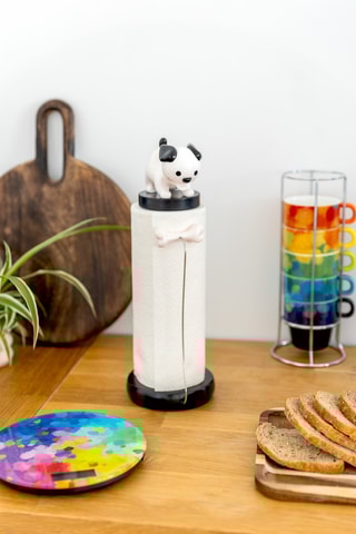 Keukenrolhouder Clean'up - 34 x 12 cm - Wit