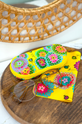 Etui à lunettes - Jaune