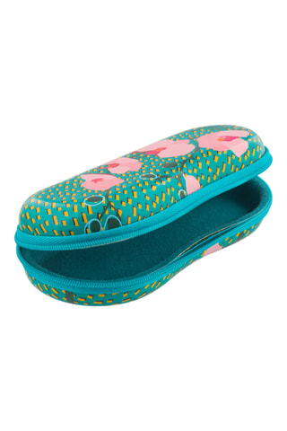 Etui à lunettes - Bleu canard