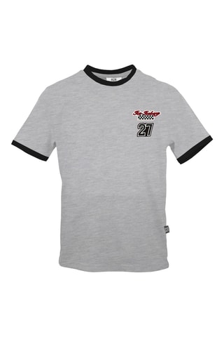 T-shirt - Gemêleerd Lichtgrijs