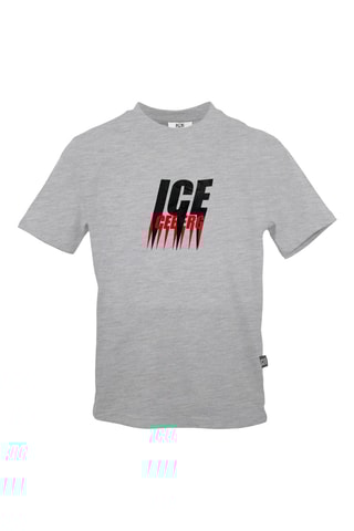 T-shirt - Gemêleerd Lichtgrijs
