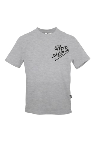 T-shirt - Gemêleerd Lichtgrijs