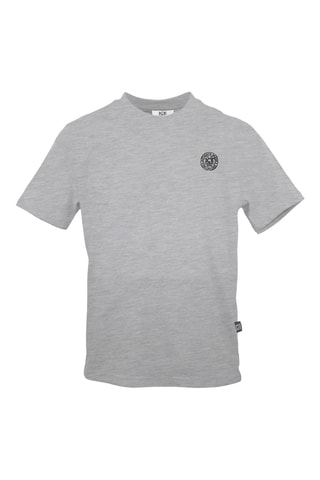 T-shirt - Gemêleerd Lichtgrijs