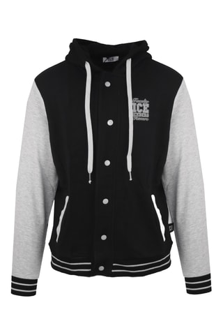Baseball jasje met Capuchon - Zwart