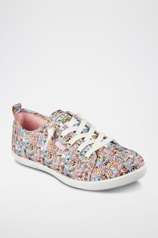 Baskets - Rose et blanc