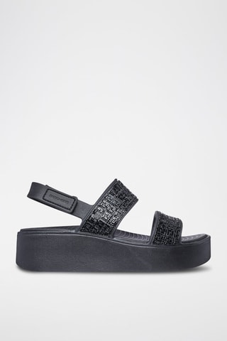 Sandales compensées Aura - Noir