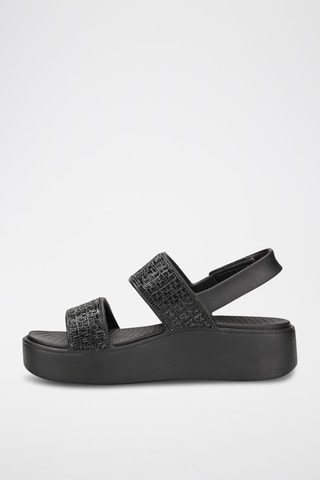 Sandales compensées Aura - Noir