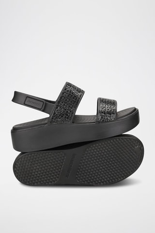Sandales compensées Aura - Noir