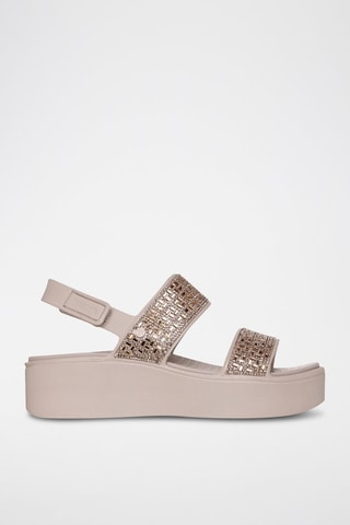 Sandales compensées Aura - Beige