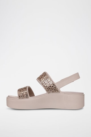 Sandales compensées Aura - Beige