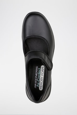 Babies compensées en cuir Arya - Noir