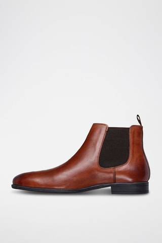 Bootines Chelsea en cuir Trentmore - Marron