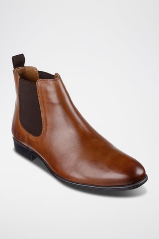 Bootines Chelsea en cuir Trentmore - Marron