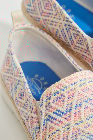 Espadrilles Sun Edit - Rose et jaune