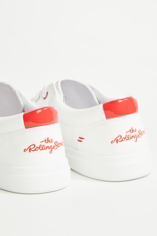 Baskets en cuir Bobs' Dvine - Blanc et rouge
