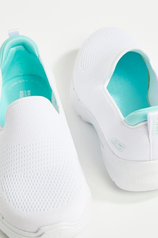 Slip-on Go Walk - Blanc et bleu