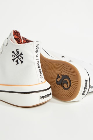 Baskets Snoop Dogg - Blanc